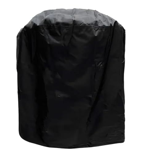 Flaroey Cubierta de parrilla de carbón impermeable redonda impermeable y a prueba de polvo para parrillas de gas de patio, jardín