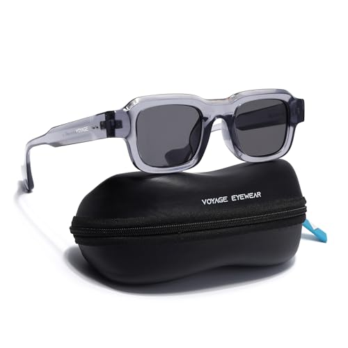 Image of Voyage UV Protection Rectangle Sunglasses for Men & Women