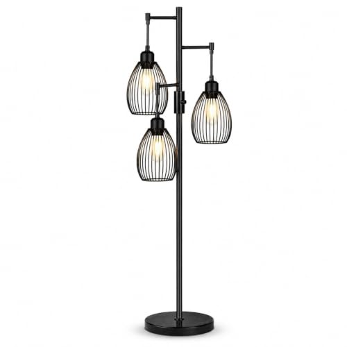 Image of Premium Decorative LED Floor Lamp & Glass Art Collection - Modern FlloNight Light - Unique Aesthetic Home Gift (Flaree)