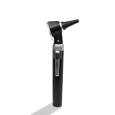 Elite Medical Instruments HS-OT1NJ Fiber Optic Otoscope XHL Xenon Halogen Light, 3X Magnification, Specula & Batteries Included | Professional ENT Diagnostic Tool