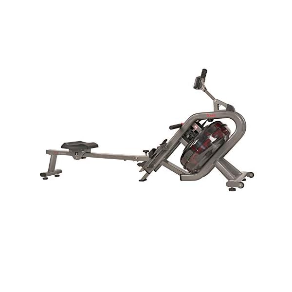 Sunny-Health-Fitness-Phantom-Hydro-Water-Rowing-Machine-SF-RW5910-Silver Sunny Health & Fitness Phantom Hydro Water Rowing Machine - SF-RW5910, Silver