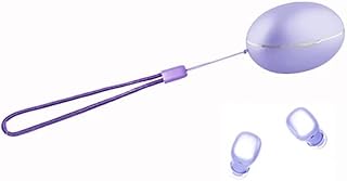 سماعات بلوتوث ملونة Y7 TWS، تأتي بحجم صغير جدًا ويمكنها توفير صوت عالي الوضوح، يمكن شحنها بمنفذ USB-C وتعمل بتقنية البلوتوث 5.3 (أرجواني)