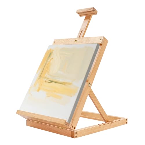 Soporte para lienzo con altura ajustable de 38 a 80 cm de madera 3