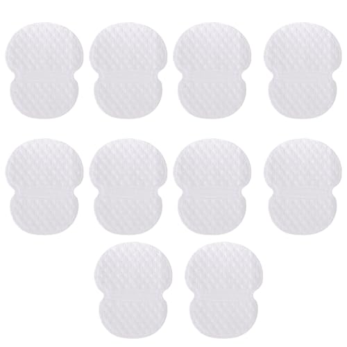 50/100 PCS Large Underarm Sweat Pads for Women and Men Comfortable Non-Visible, Extra Adhesive Sweat Free Armpit Protection Under Arm Pads (White,50)