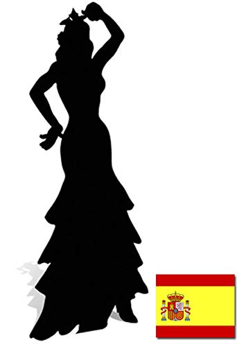 Silhouette en carton de flamenco stand-up géant idée cadeau pour passionné