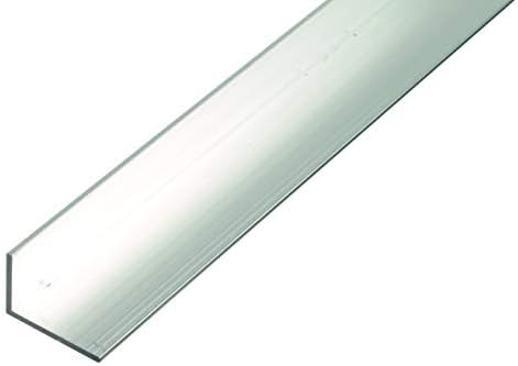 Profil D'angle Aluminium AlMgSi 20x15x2 Mm - Longueur 2 M, Soudable, Anodisable, Brut
