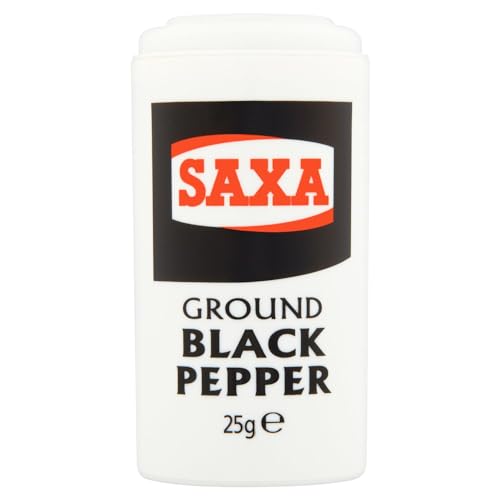 Poivre noir moulu Saxa parfait pour vos barbecues et repas en famille