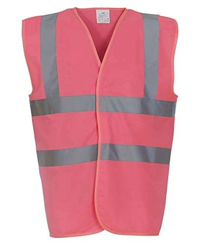 Expert Workwear Hi Vis Multi-Colour Safety Vest High Visibility Reflective Viz Waistcoats 2 Band & Brace - 24 Colours | Small to 5XL