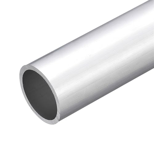Leluo Tubo de aluminio 6063 de 300 mm de longitud, redondo sin costuras, for la industria, modelos de bricolaje y manualidades. Edificios(40mmx34mm)