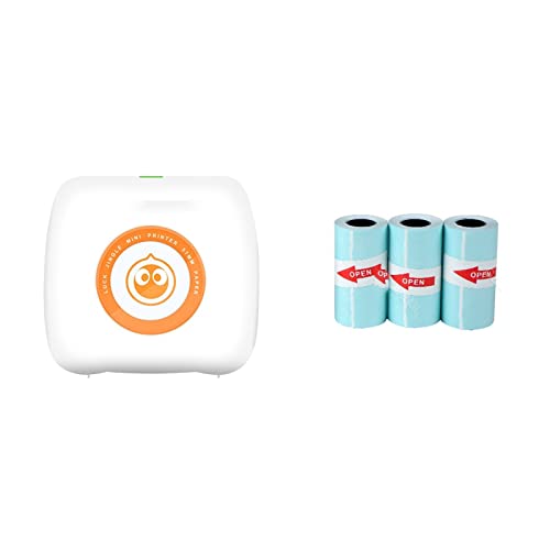 Image of Mini Pocket Printer Multi Functional Photo Picture Bill Note Printer Label Maker Add 3White Sticker(WH 3White Sticker)