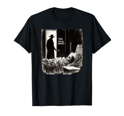Hatman Shadow People Design – Sleep Paralysis Demon Artwork T-Shirt