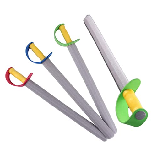 Yeory Espada de Espuma para niños, Juego de Juguetes de Espada de 4pcs, Espadas de Juguete de Espuma de 21 Pulgadas, Cosplay para jardín de Infantes, Caballero Yeory Espada de Espuma para niños, Juego de Juguetes de Espada de 4pcs, Espadas de Juguete de Espuma de 21 Pulgadas, Cosplay para jardín de Infantes, Caballero
