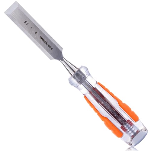 VANQUISH High-Impact 1 Inch Wood Chisel with One-Piece Forge...