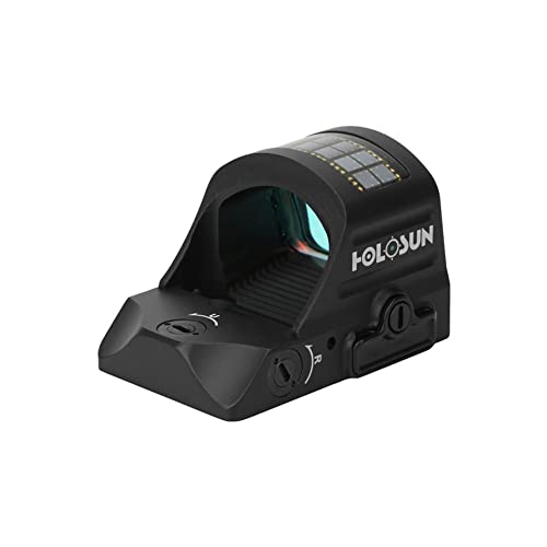 Image of HOLOSUN 407C /507C-X2 Series, 2 MOA Dot, 32 MOA Circle Dot Options, 7075 Aluminum, Open, Solar, Shake Awake, RMR Footprint (Red, Green Reticle) (Black, Burnt Bronze)