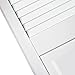 Kimberly Bay Closet Door, Bi-Fold, Traditional Louver-Panel Solid Core Unfinished (80 Inch x 30 Inch, White)
