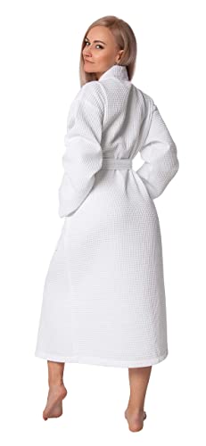 BAGNO MILANO Women's Robes, Waffle Robes For Women, Turkish Cotton Bathrobes For Women3