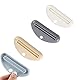 Dzsomt Zahnpastaspender 8 Stück Toothpaste Squeezer Tubenquetscher Plastic Toothpaste Clips Tube Tubenausdrücker Squeezer Tubenentleerer (Beige, Grau, Weiß, Blau)
