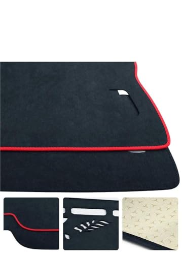 Protector de salpicadero premium para Chery Omoda 5 C5 alfombra negra texturizada 4