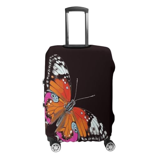 Housse de valise papillon taille L pour bagages de 48 à 81 cm