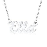 U7 Personalised Jewellery Necklaces for Girls Ella Name Custom Necklace Womens