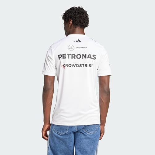 Image of adidas Mercedes - Amg Petronas Formula One Team Driver Jersey Black Men (Short Sleeve) Men's (Pack of 1)