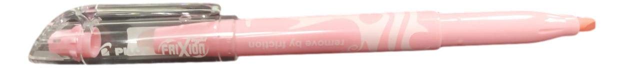 PILOTFrixion Light Pastel Highlighter with Erasable Ink, Chisel Tip, Salmon Ink, 12 Count (15559)