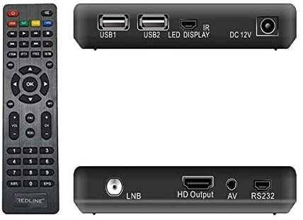 Mini RÉCEPTEUR Satellite Free-to-AIR (FTA) Full HD Compatible WiFi/IPTV