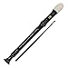 Angel 101 Soprano Recorder, Key of C, Black