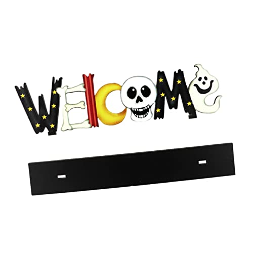 Décor creux pour la fête d'Halloween RLKHXBS en plastique noir suspension 1 pièce