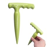 Fioriera Dibber - Fioriera in plastica con scala di misurazione per una piantagione accurata, ideale per la famiglia, il giardiniere (verde scuro)