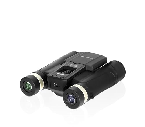 Binoculares Bell+Howell 10x32 con cámara HD 2.7K miniatura 2