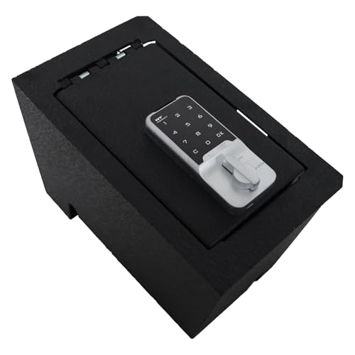 Center Console Safe Vault - KEREN Console Gun Safe Box Compatible with Toyota Tundra 2022-2026 and Toyota Sequoia 2023-2026, Electronic Keypad Lock