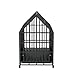 GOWE 52 Inches Heavy Duty Dog Crate with Roof Top