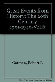 Great Events from History: The 20th Century 1901-1940-Vol.6