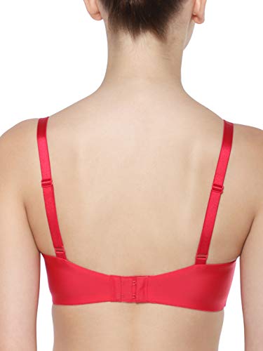 Image of Triumph T-Shirt Bra For Women Wired Padded Body Make-Up Series Seamless Everyday Lingerie Lycra Xtra Fine Breathable Fabric Second-Skin Smooth 3 /4 Cup Support Invisible Underwire Pack Of 1