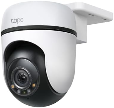Tapo C510W 2K 3MP 1296P Outdoor Pan/Tilt Security Wi-Fi Camera, IP65 Weatherproof, Motion Detection, 360