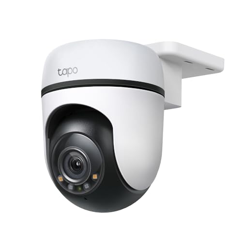 Tapo C51A 2K WLAN Überwachungskamera Außen, 360° Schwenk-/Neige, Vollfarbige Nachtsicht, Personenerkennung, Bewegungsverfolgung, Zwei-Wege-Audio, microSD-Karte bis zu 512 GB