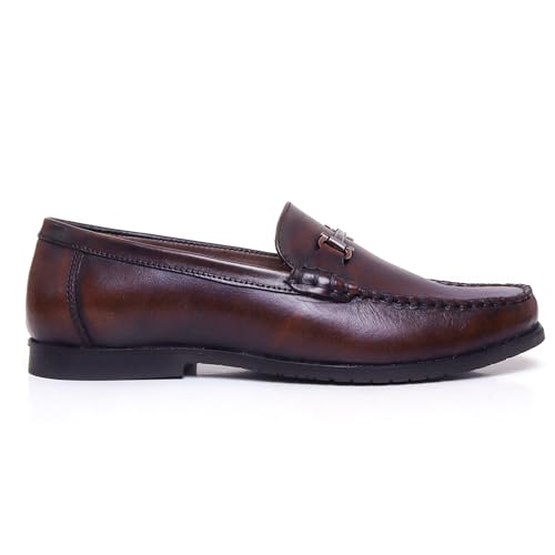 Image of Zoom Shoes Leather Shoes for Men | Super Comfortable with Cushioned Insole Formal /Loafer Shoes for Adult A-11201