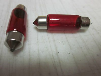 #64370 Marked# 194~20 ~ Automotive Light Bulbs 211 RED 12V Mood Lights 10pcks