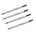 Produktbild set of 4 parker roller-ball blue medium refills