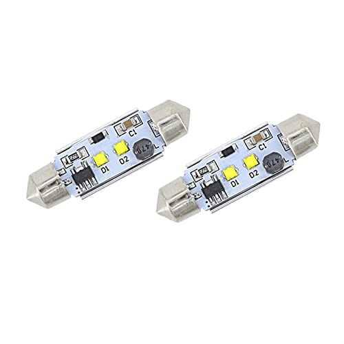 Bombillas C5W C10W 36mm evitan multas mejorando luz de matrícula en coche y remolque