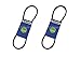 2 Pack Traction Belt Fits Husqvarna 532428454 1827EXLT 1830EXLT ST327T ST330T
