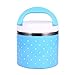 Produktbild lunch box kids,1-Schicht Lunchbox Tragbare Edelstahl-Isolierung Lunch Box Speisenwärmer Lebensmittelbehälter Wärmeschutz für Kinder & Erwachsene,für Office School Picknick Mahlzeit