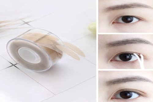 Image of Eyelid Tape, Double Eyelid Stickers, Invisible Waterproof Eyelid Shifter With Fork Rod With 600Pcs For Different Style Make Up
