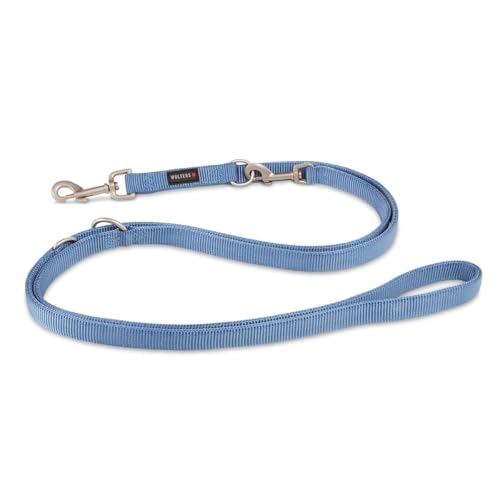 Wolters Führleine Professional, Farbe:Riverside Blue, Größe:L 300 cm x 20 mm (extra lang)