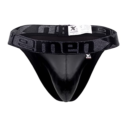 Xtremen 91109 Faux Leather Bikini Color Black Size Xl #TOP2