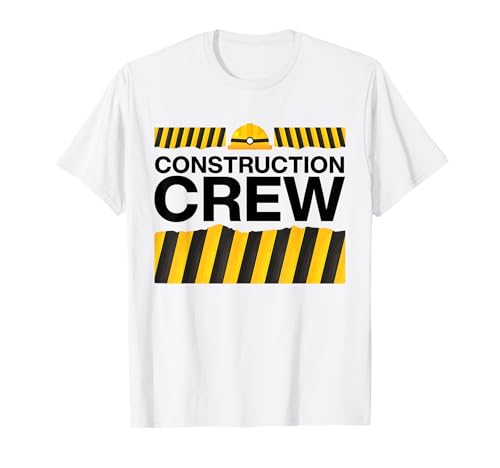 Construction Crew And Highway Worker Party Group Matching T-Shirt