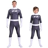 ZiXianGo kids Men's Black Cosplay Costume for Adults Boys Bodysuit for Halloween