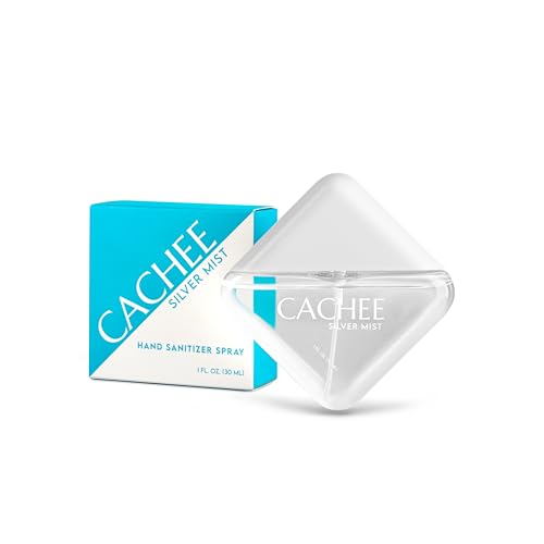 CACHEE Hand Sanitizer Spray, Silver Mist, Travel Size, Kills Germs