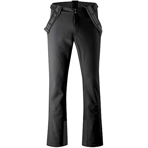 maier sports Men's Anton Slim Ski Trousers, Black, 54 EU Cover